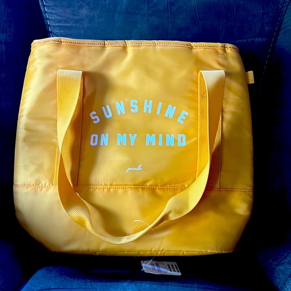 Pink Cooler Tote “Sunshine On My Mind” - Picture 1 of 3